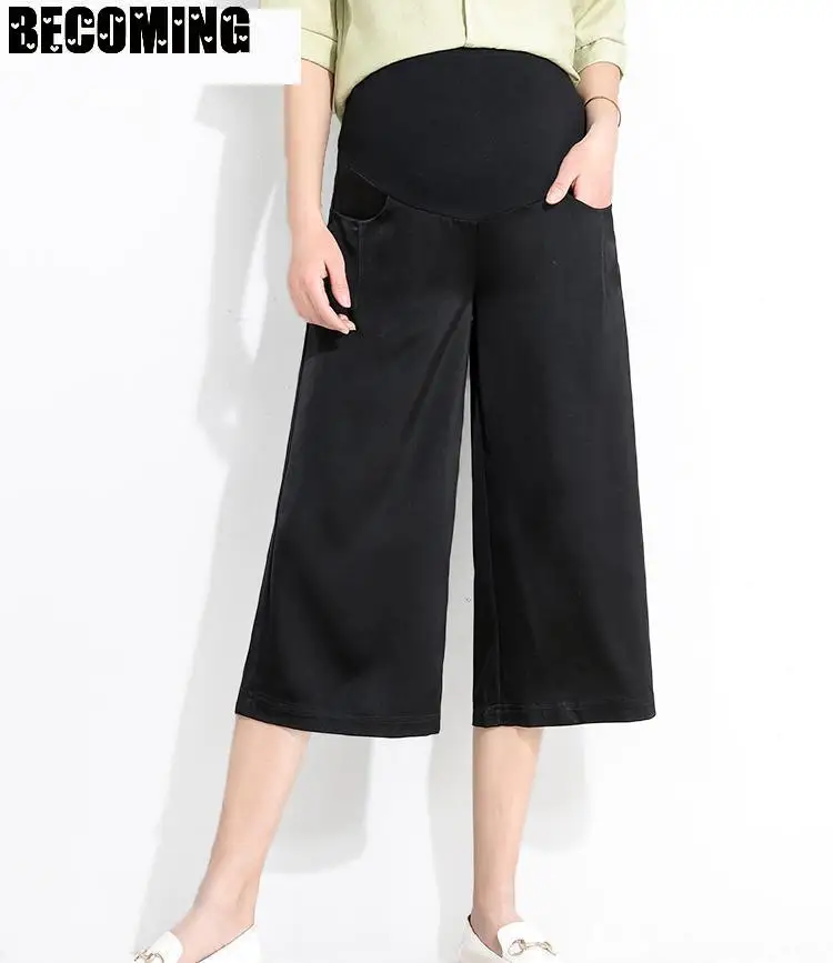 Брюки и капри для беременных летние брюки Большие размеры свободные