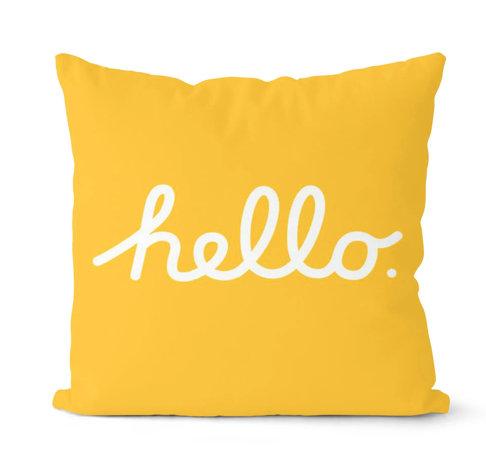 

Yellow Simple Geometric Hug Pillowcase Home Decoration Pillowcase Pillowcase Wholesale