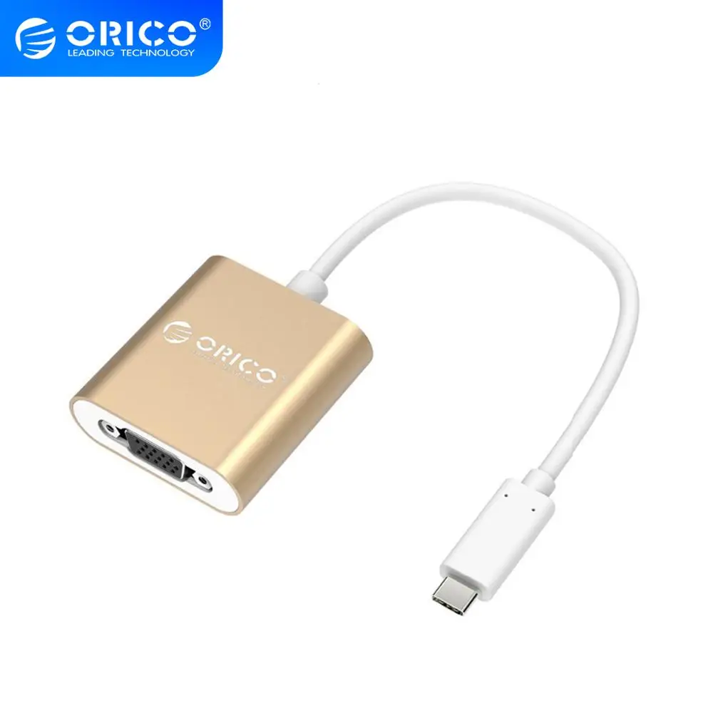 ORICO RCV алюминиевый 60Гц Реверсивный адаптер Type C в VGA Видео Аудио конвертер кабель