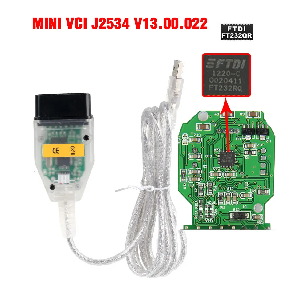 

Мини-vci Techstream V15.00.028 для Toyota Minivci FTDI для J2534 USB к OBD2 16PIN диагностический сканер авто MINI-VCI