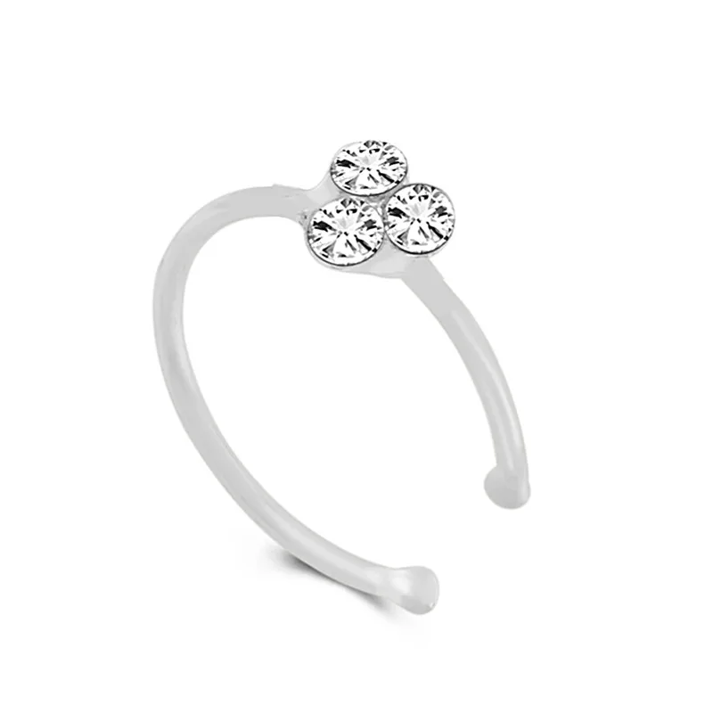 Горячая весна обертывание пленочное кольцо для пирсинга Настоящее