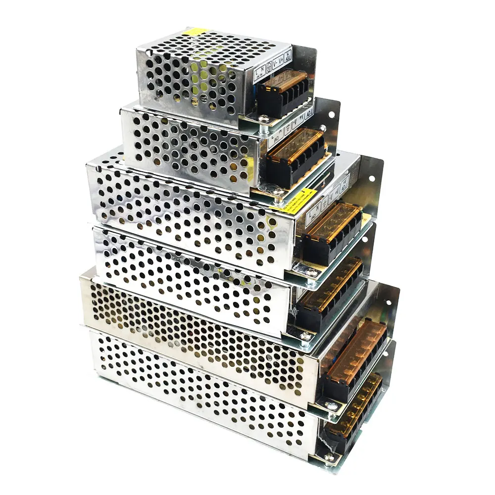 12V 24V Питание AC 110V 220V постоянного тока до DC12V DC24V преобразователь Светодиодный