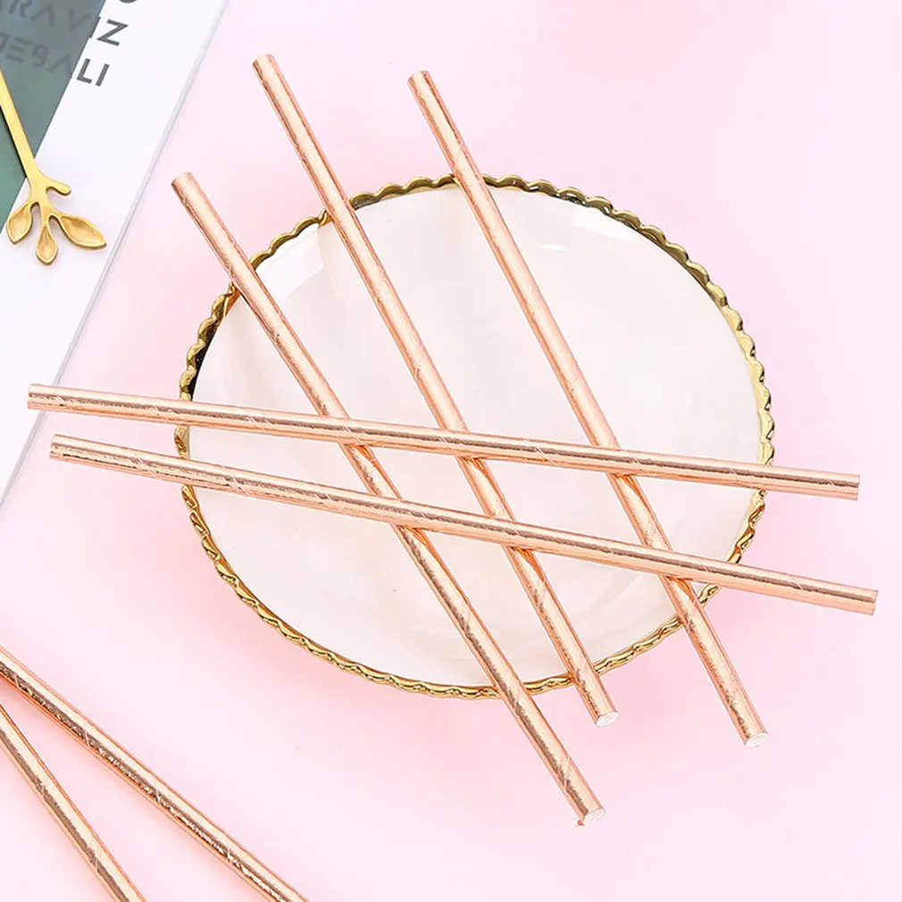 25 шт. полосатые бумажные соломинки для пипетки | Дом и сад