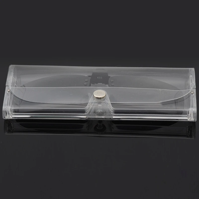 2017 стильные прозрачные очки солнцезащитные мягкий чехол Портативный защитный