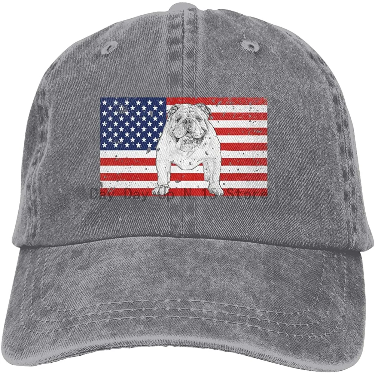 

Bulldog Retro American Flag Men's Trucker Hats Dad Baseball Hats Driver Cap