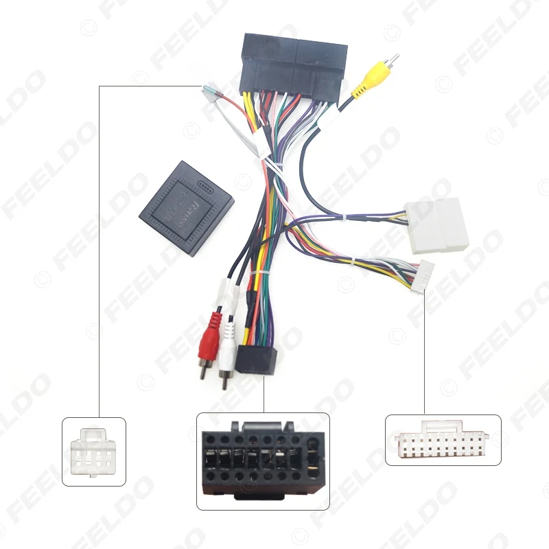 Автомагнитола FEELDO 16pin Android Power Calbe с can-шиной для Hyundai Elantra KIA K3 Sorento адаптер жгут