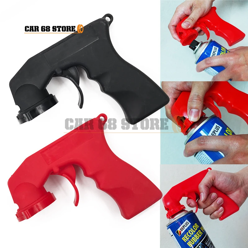 

1Pcs Spray Gun Adaptor Auto Polishing Paint Care Aerosol Spray Gun Handle with Full Grip Lock Car Maintenance Tool Multipurpose