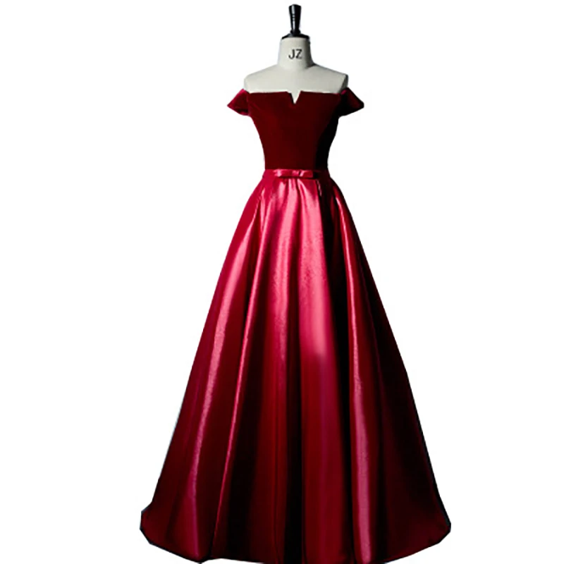 Женское платье Элегантная шикарная Одежда сексуальное с вырезом лодочкой