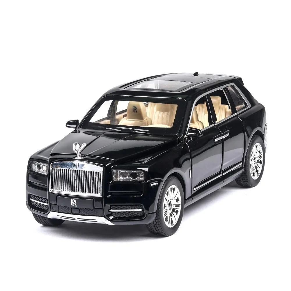 Модель автомобиля из сплава Cullinan в рулонах 1:24 модель большого размера имитация