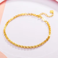 sa silverage au750 bracelet for women braclets for luxury jewelry 18k gold bracelet full phoenix chopin rose gold half chain