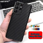 Для Samsung Galaxy S21 Plus Ultra S 21 5G Новая задняя крышка переводная картинка водная 3D из углеродного волокна для телефонов, защитные наклейки пленки