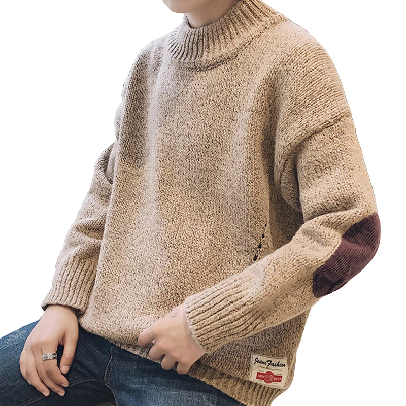 Свитер с высоким воротником мужской зимний утолщенный свитер осень 2020 новый