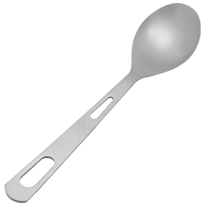 Титановая большая ложка с вилкой бутылка наконечником открывалка длинной ручкой