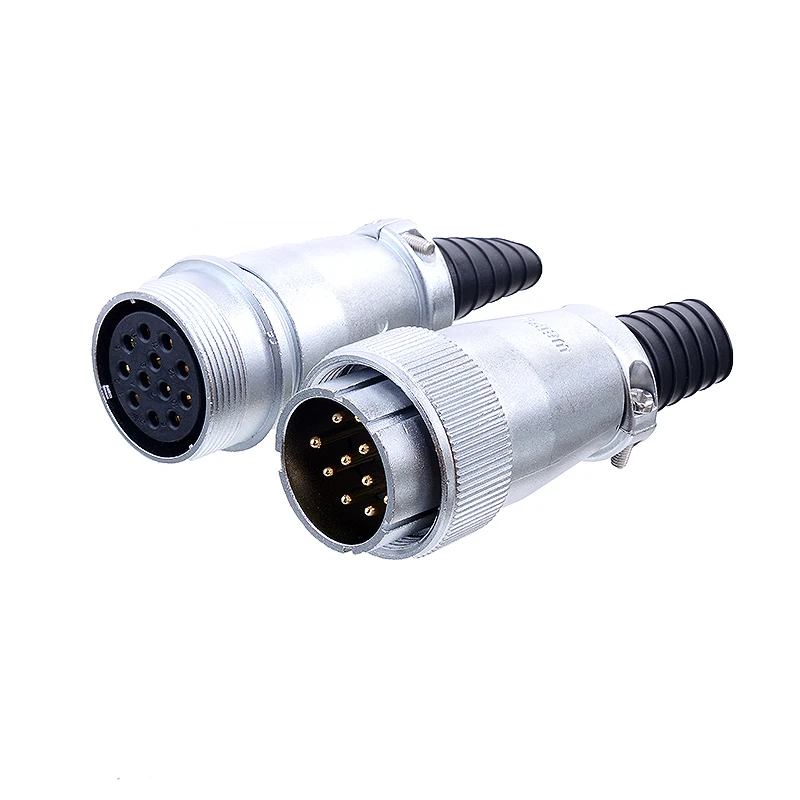 Оригинальные разъем Weipu WS32 TQ + ZQ 4 6 8 10 10B 11 12 13 19 ШТЫРЬКОВАЯ вилка кабеля в рукаве