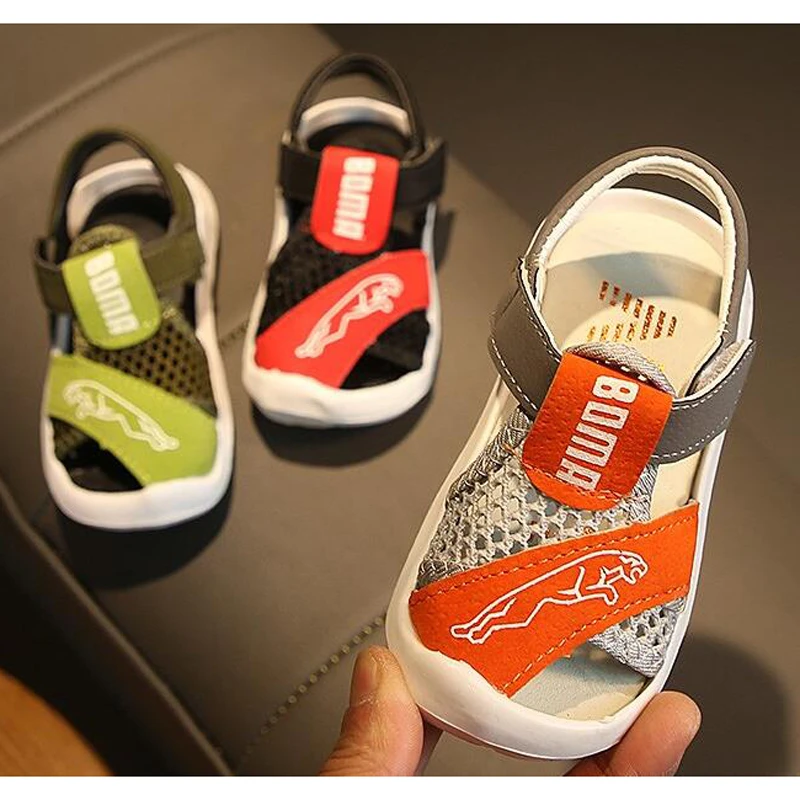 

Сандалии Детские с открытым носком, ортопедические спортивные босоножки из искусственной кожи, обувь для начинающих ходить мальчиков, лето...