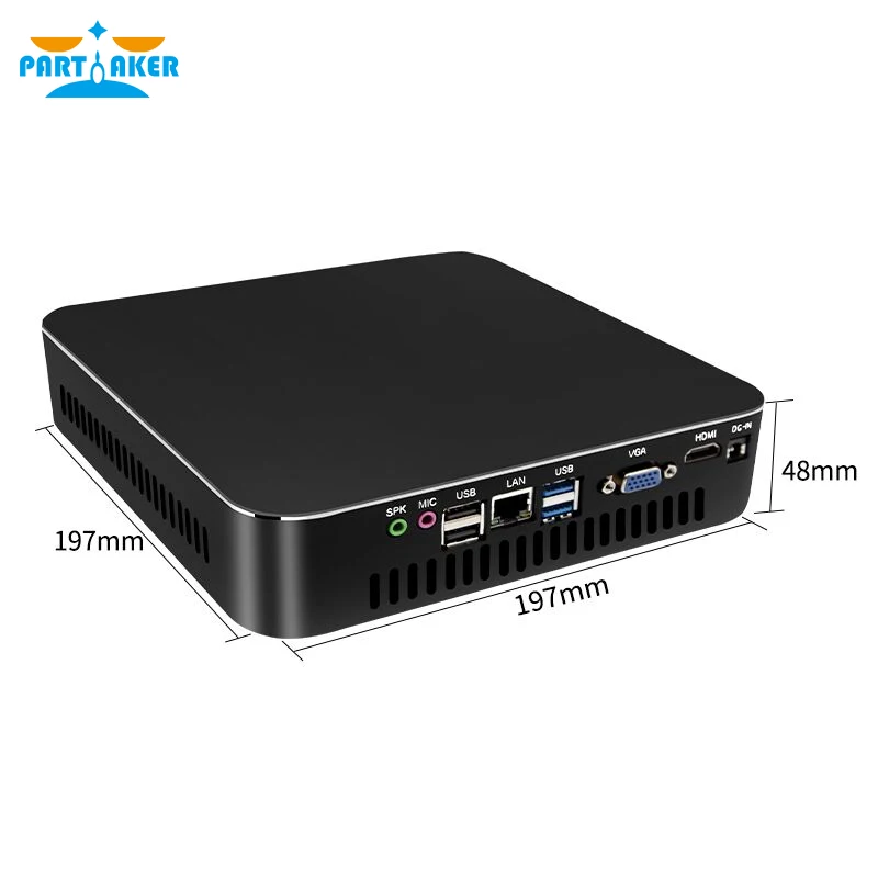 Günstig Teilhaftig I5 4200M GTX1050TI 4G Dedicat Gaming Mini PC Windows 10 Intel Desktop-Computer Barebone Nettop Linux WIFI Bluetooth 4,0