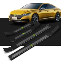 for vw volkswagen cc 2019 door sill scuff plate trims stainless steel welcome pedal guard car styling accessories