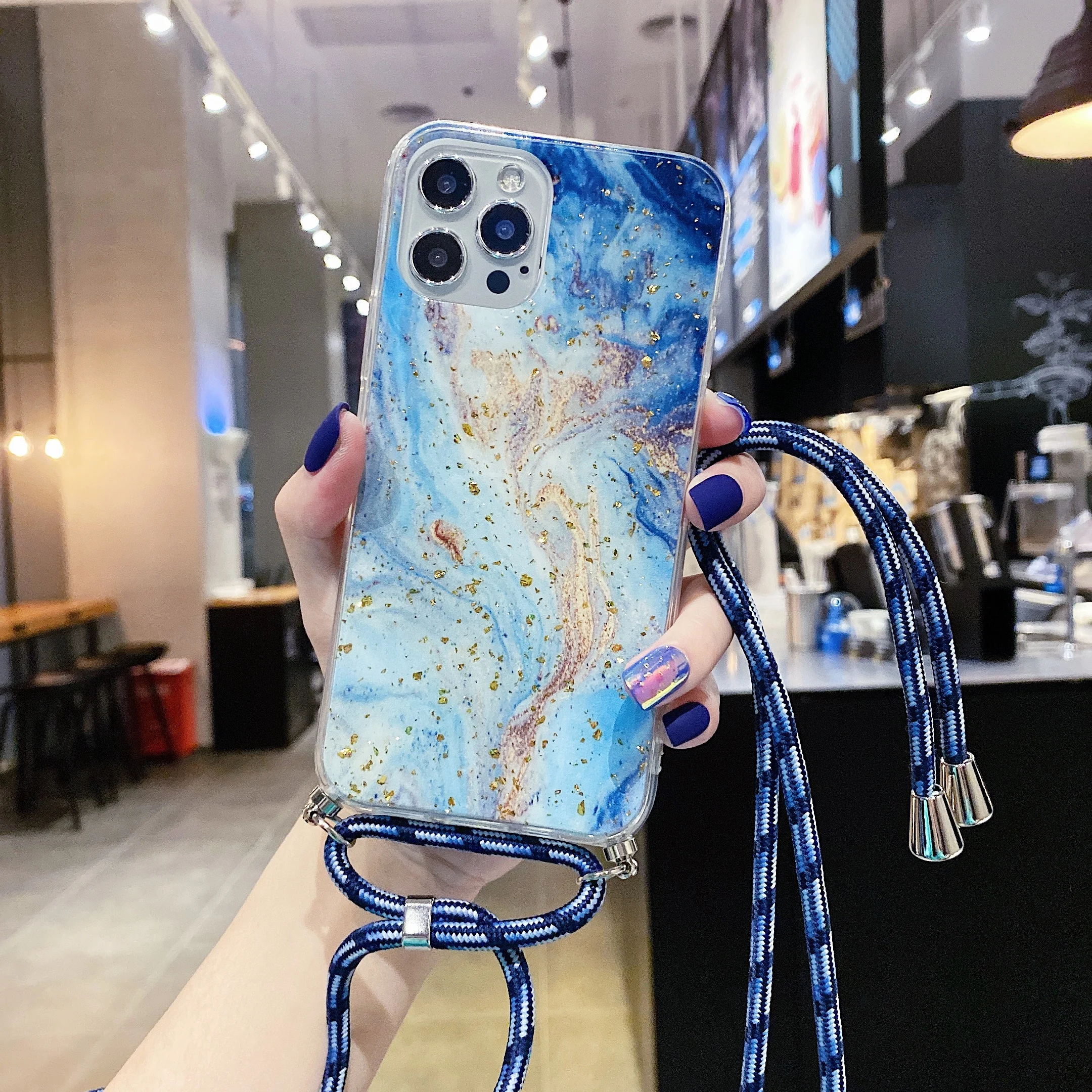 strap phone case for huawei p30 p20 mate 20 pro lite p30pro p40 lite e p 40 ribbon necklace mobile carrying case free global shipping
