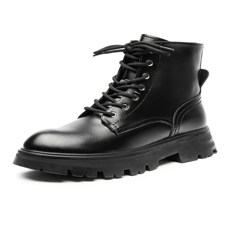 

AIYUQI Women's Martin Boots Genuine Leather 2021 New Autumn Lace-up Motorcycle Boots Ladies British Style Women's Ankle Boots