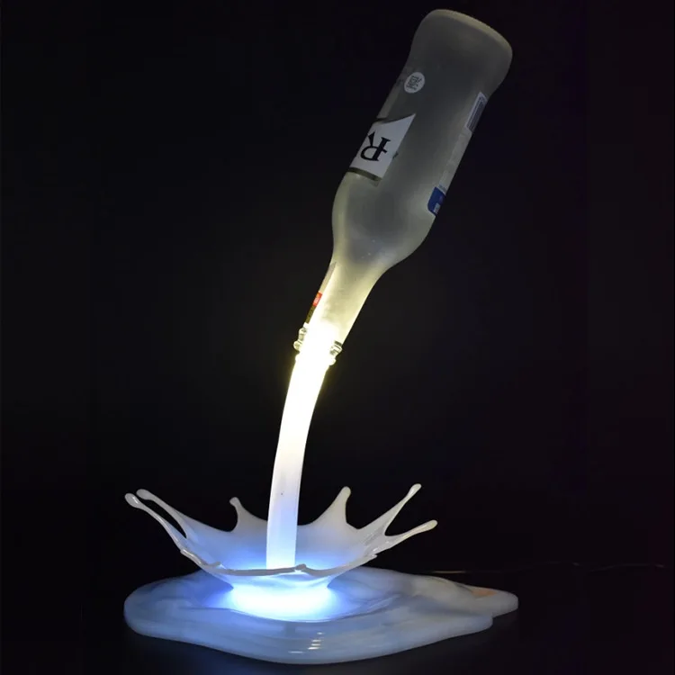 Портативный сенсорный выключатель 3D бар для вина лампа USB бара свадьбы вечеринки дома новинка светодиодный
