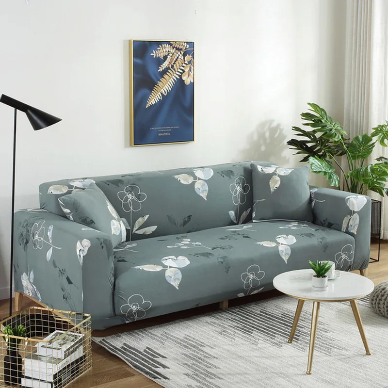 

Universal Sofa Cover All-inclusive Dustproof Couch Covers Elastic Print Sofas Towel Single/Two/Three/Four-seater Home Slipcover