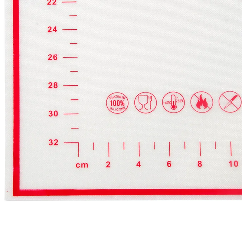 

Silicone Non-stick Dough Mat Baking Mat Pizza Dough Maker Pastry Kitchen Cooking Gadgets Bakeware Kneading Pad Accessories