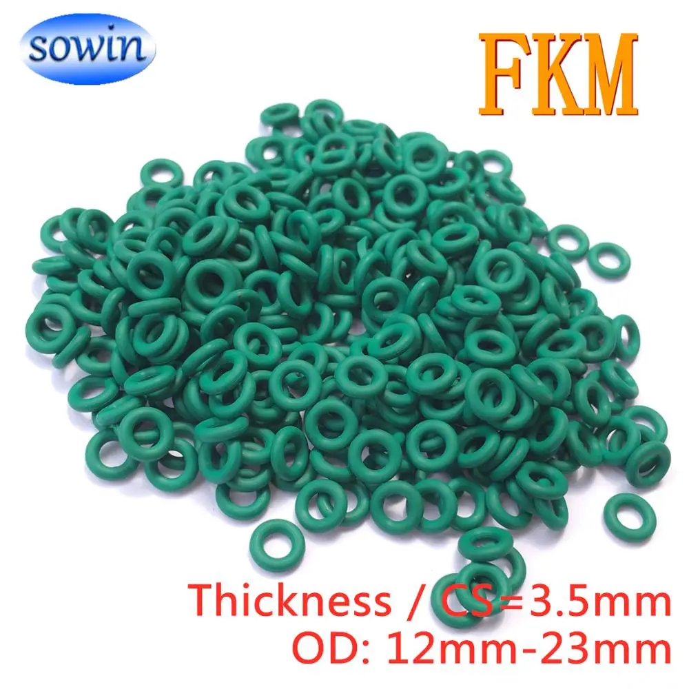 Фторсодержащий каучук кольца зеленый FKM уплотнительное кольцо