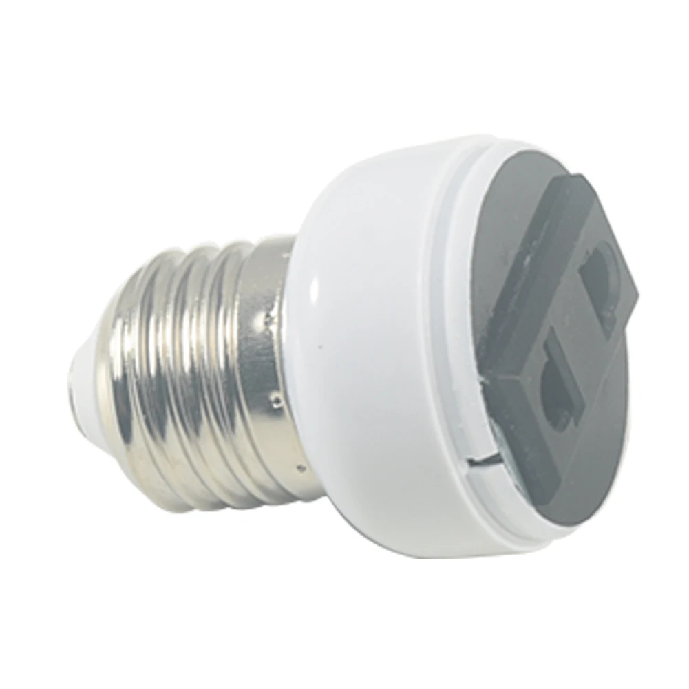 

E27 Holder ABS Screw High Quality Adapter White Connector Accessories US/EU Plug Bulb Base Lamp Socket Lighting Fixture