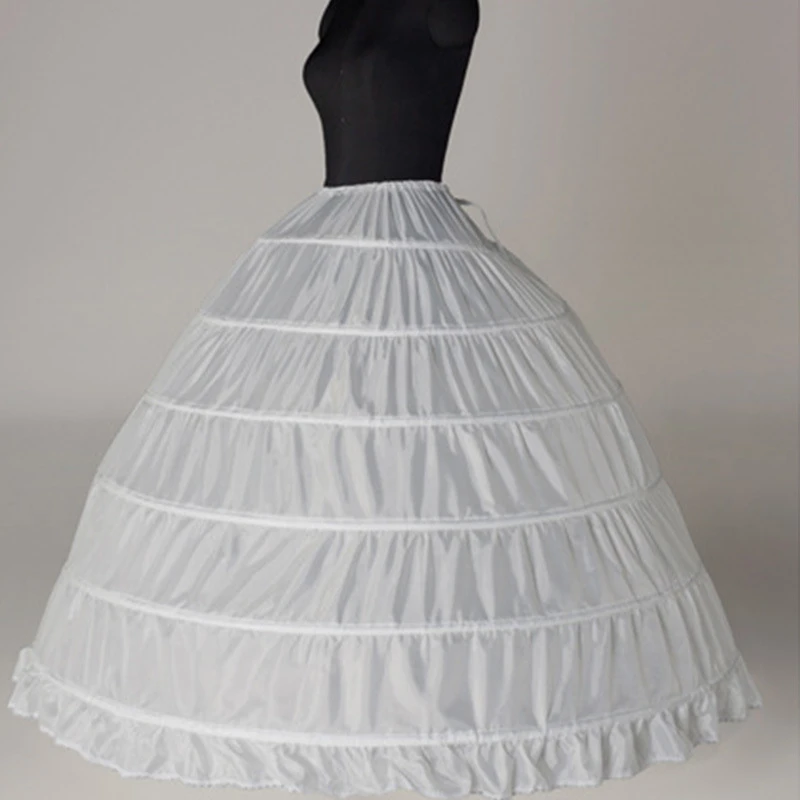 

Bridal wedding dress six steel skirt bridal wedding dress white puff skirt six-layer wedding dress skirt