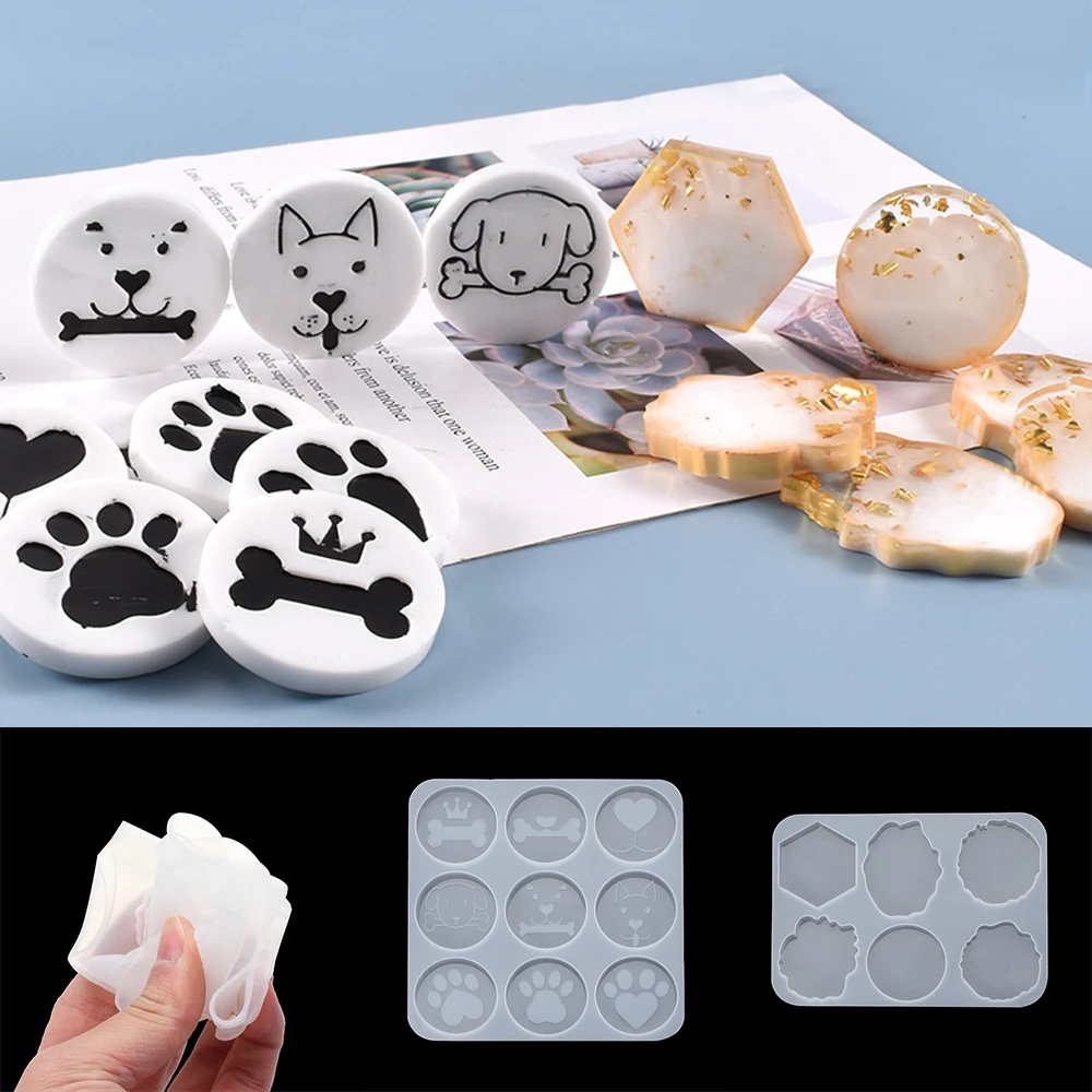 Бирки-подвески сделай сам из прозрачного силикона форма для эпоксидная смола