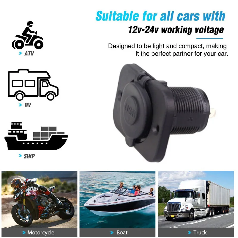 Розетка для прикуривателя 12 В/24 В | Автомобили и мотоциклы