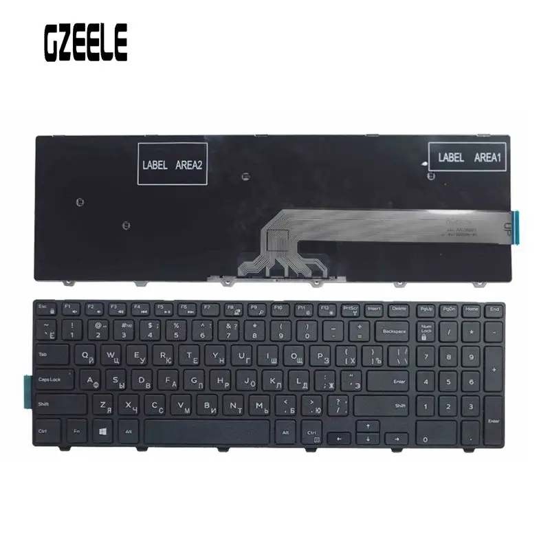 Новая русская клавиатура GZEELE для Dell Inspiron 17 5758 15-3000 3546 3558 3559 3551 5543 5548 5552 5759 7557 5551 5555 RU