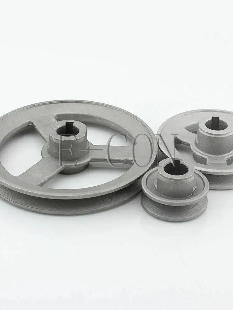 A Type Pulley Double V Groove Bore 24mm OD 120mm for A Belt Motor 