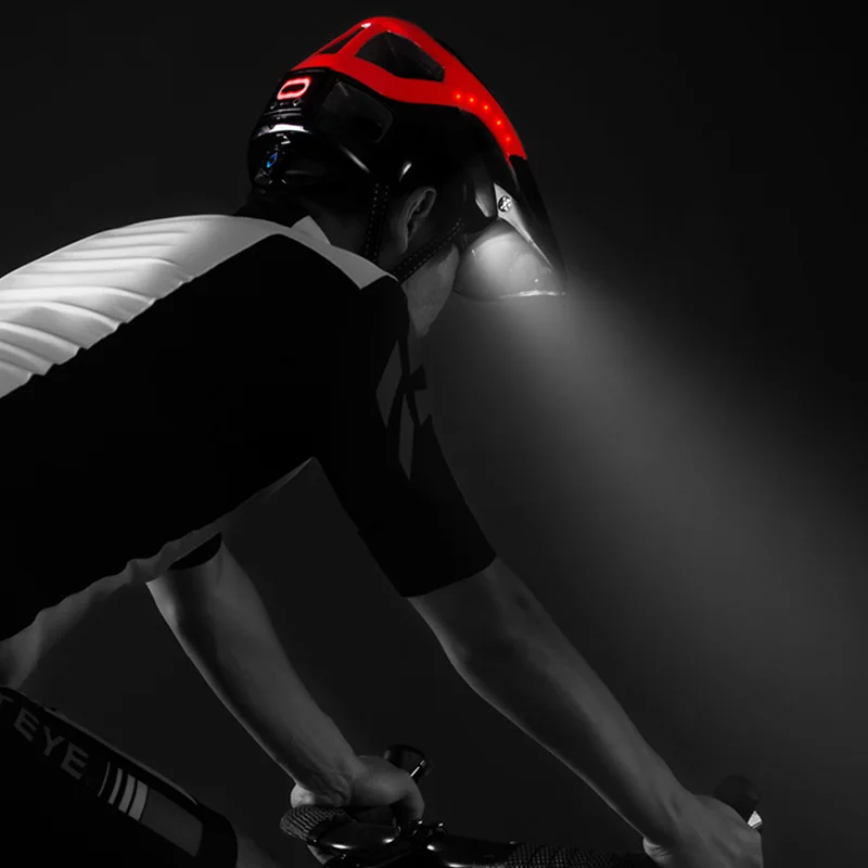 Велоспорт шлем с светильник велосипедный шлем MTB дорожный велосипед шлем безопасности интегрировано формованный ультра светильник шлем для велоспорта Для мужчин Для женщин 57-62 см