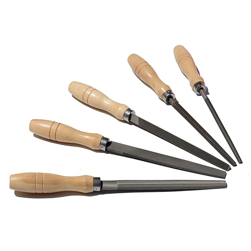 Набор файлов из высокоуглеродистой стали с деревянными ручками Rasp файл для