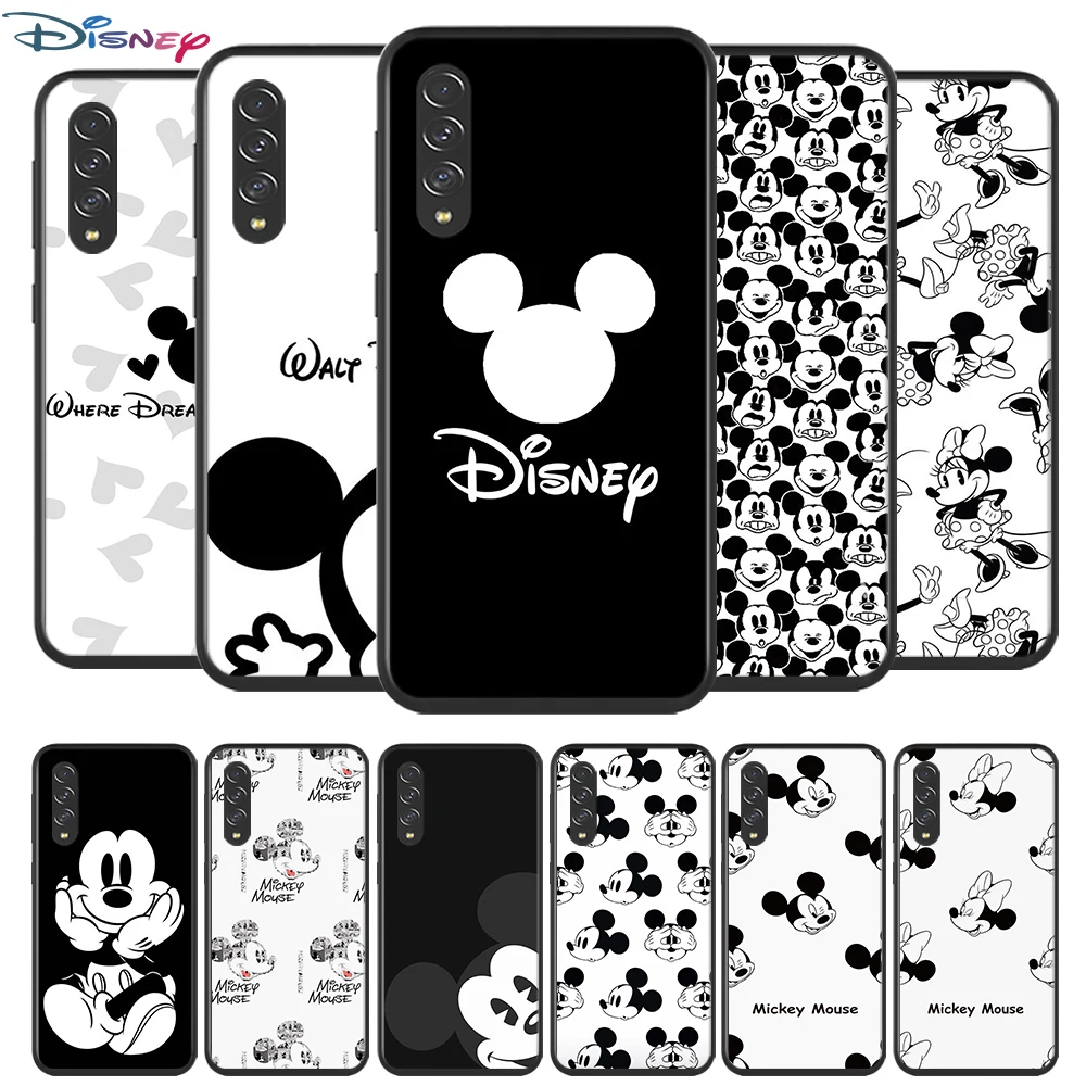

Mickey black and white for Samsung Galaxy A90 A80 A70 A60 A50 A40 A20 A2Core A10 M31 M21 M60 M40 M30 Black Phone Case