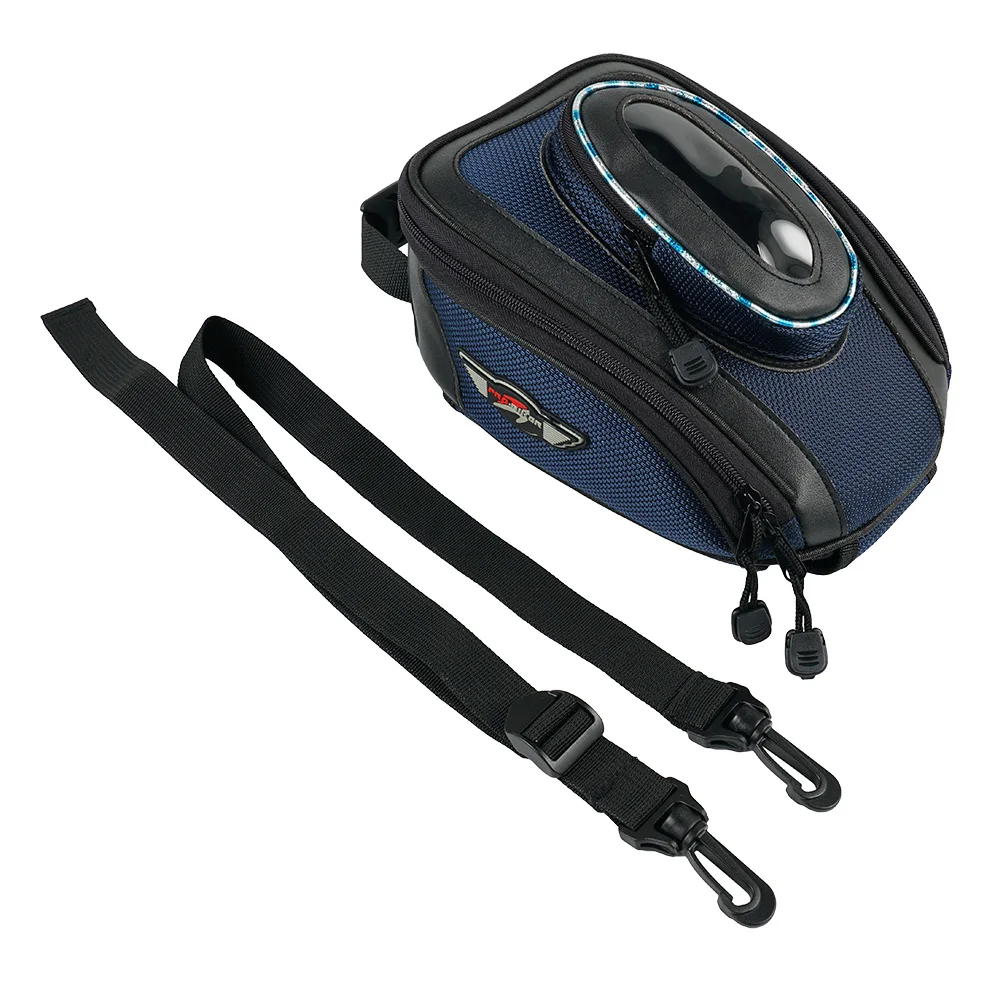 

Waterproof Motorcycle Tank Bag Oil Fuel Bag Magnetic Bike Saddle Bag Small Screen for Phone / GPS Multifunctional Travel Luggage