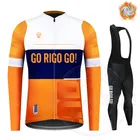 Новинка 2022, Зимняя Теплая Флисовая одежда GO RIGI GO для велоспорта, мужская спортивная одежда для велоспорта, одежда для горного велосипеда, комбинезон, теплые комплекты одежды для велоспорта