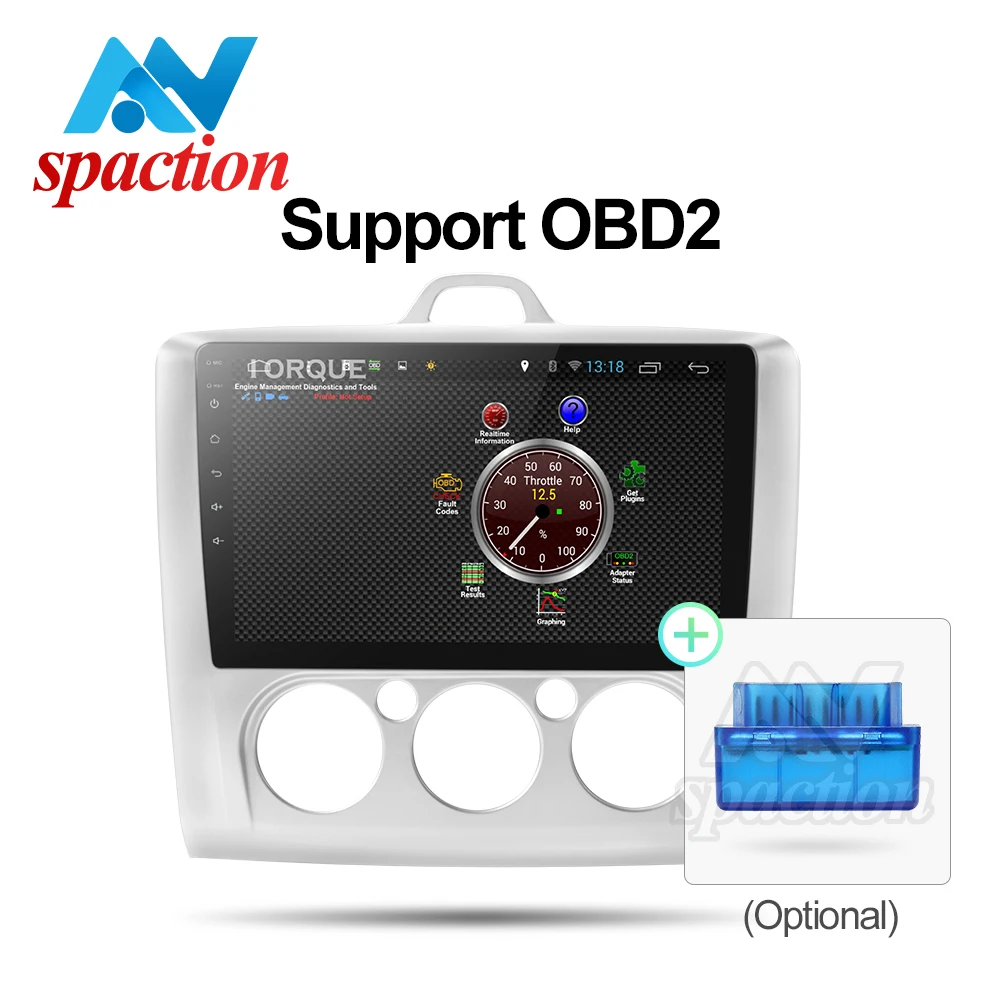 Anspaction android 8 1 автомобильный dvd для Ford focus 2 MK2 EXI MT 2004 2005 2006 2007 2008 2009 2010 2011
