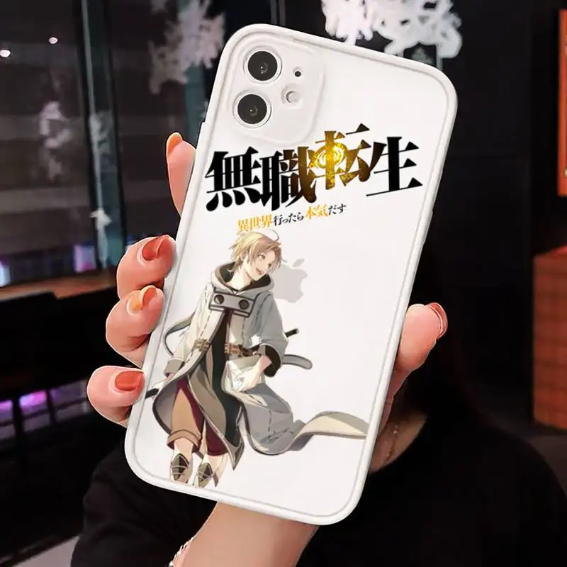 

Mushoku Tensei Jobless Reincarnatn Phone Cases Matte transparent For White iPhone 12 Mini 11 Pro XR XS Max 7 8 Plus X Back Cover