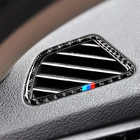 carbon fiber dashboard air vent outlet frame cover trim for bmw e70 x5 e71 x6 2008 2013 stylish car accessories car stickers lhd