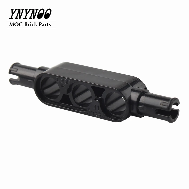 

10Pcs/lot High-Tech Beam Special 1x3 Thick with 2 Friction Ridges Pins Connectors MOC Building Blocks Bricks DIY Toys fit 32523