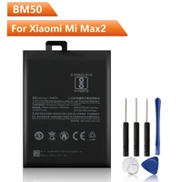 xiao mi original replacement phone battery bm50 for xiaomi mi max 2 max2 bm50 authentic rechargeable battery 5300mah