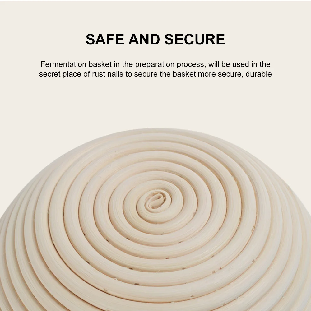 2020 Бытовая ротанговая корзина для брожения круглой формы загородный хлеб багет