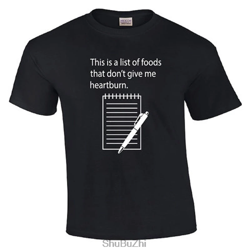 Горячая Распродажа летняя мужская футболка это список пищевых продуктов с