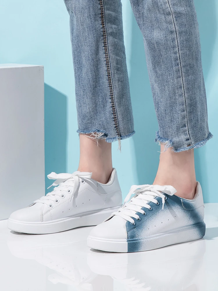 Кроссовки GOGC женские на массивной платформе Вулканизированная подошва дышащие