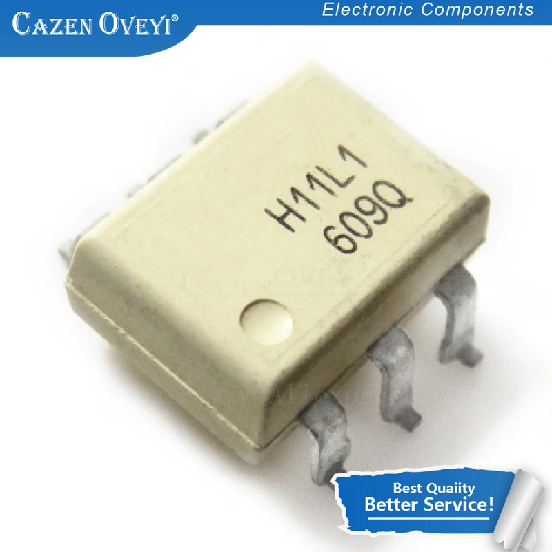 10 шт./лот H11L1 DIP-6 SMD-6 H11L1M Шмитт триггер выход на высокой скорости в наличии |
