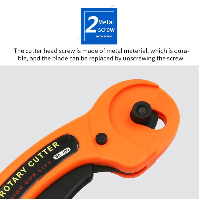 Роторный резак 28/45 мм роликовый для пэчворка круглый нож ткани кожи аксессуары