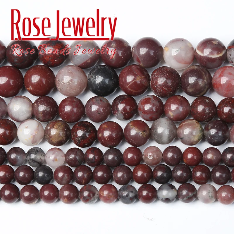 

Natural Dark Red Jades Beads For Jewelry Making Aventurine Round Loose Stone Beads DIY Bracelet Necklace 6/8/10/12mm 15" Strand