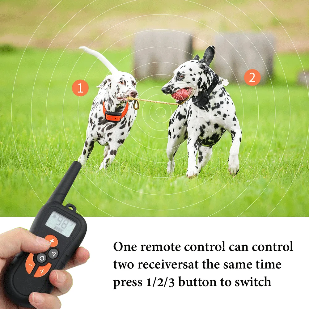 

Agility Electric Pets Dogs Electronic Anti-Bark Collar 3 Devices Collar Shock for Large Small Dog Products